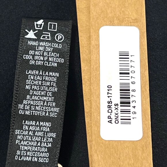 SKIMS Romance Chiffon Halter Silk Slip Dress Onyx XS - Picture 8 of 10